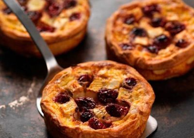 Deli Sante Brie and cranberry tart