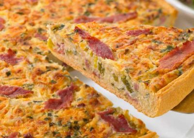 Frank-Dale-11''-Leek,-Ham-&-Cheese-Quiche-PP