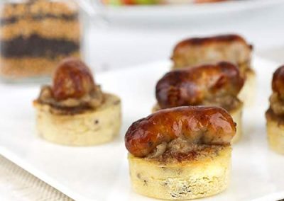 Finedale Sausage & Mash Canape